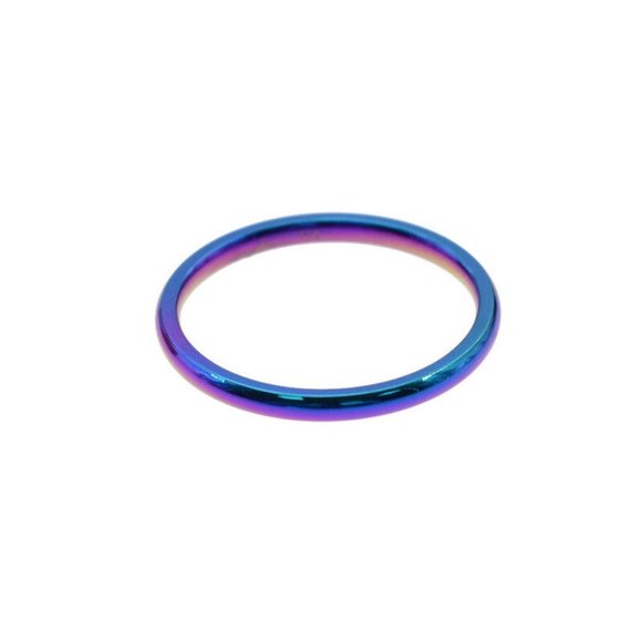 NWOT Stainless Steel Unisex Titanium Ring - Picture 4 of 5